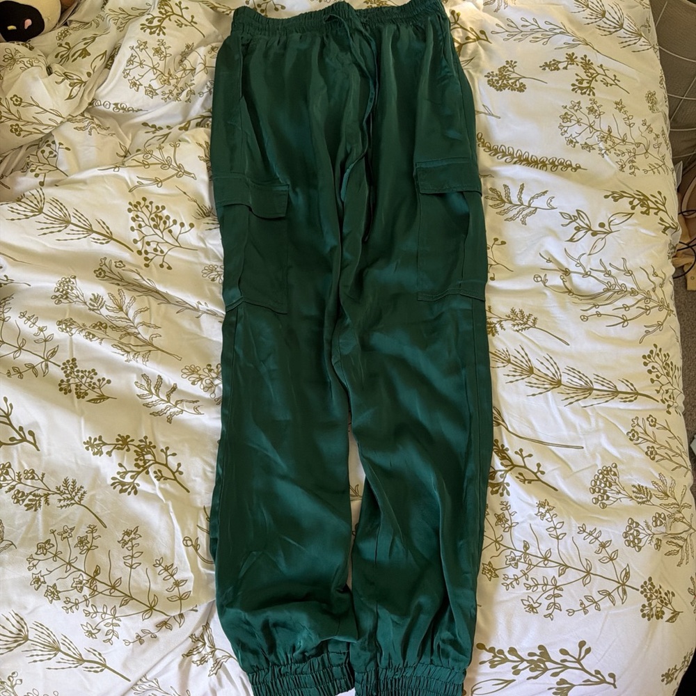 Francesca's Collections Teal Jogger Pants